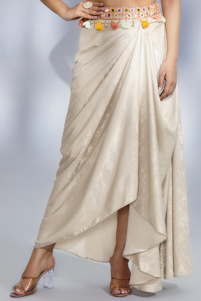 Gopi Vaid Alisha Skirt Set indian designer wear online shopping melange singapore
