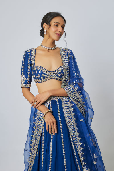 Gopi Vaid Ananya Lehenga Set indian designer wear online shopping melange singapore
