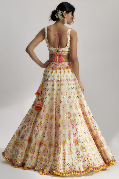 Gopi Vaid Anika Mela Lehenga Set indian designer wear online shopping melange singapore