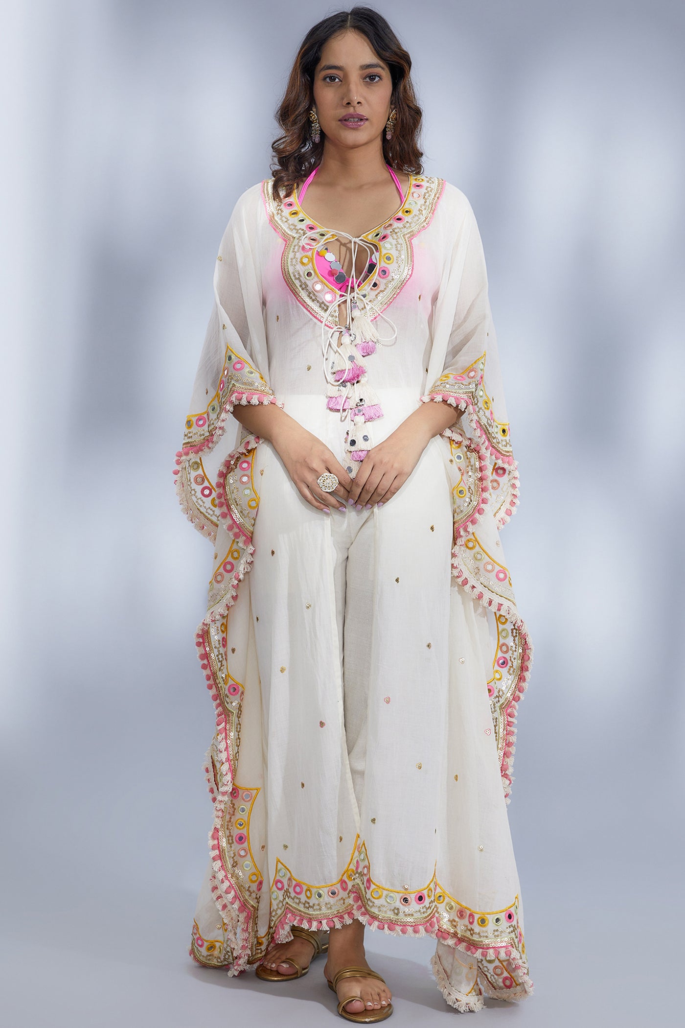 Gopi Vaid Anya Kaftan indian designer wear online shopping melange singapore