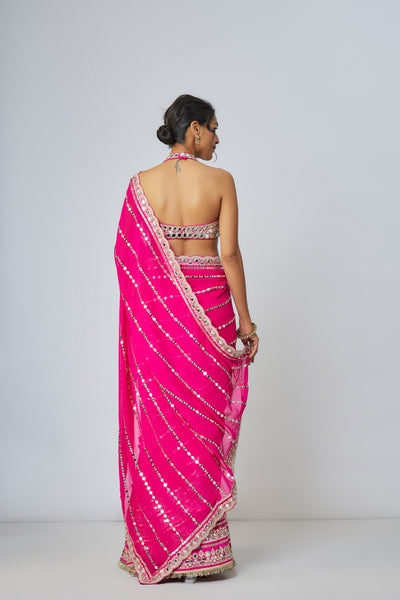 Gopi Vaid Aradhana Saree Set indian designer wear online shopping melange singapore