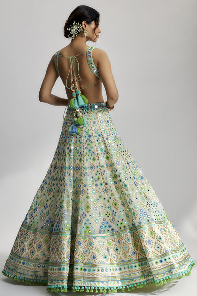Gopi Vaid Avantika Lehenga indian designer wear online shopping melange singapore