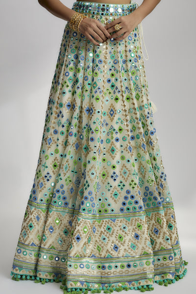 Gopi Vaid Avantika Lehenga indian designer wear online shopping melange singapore