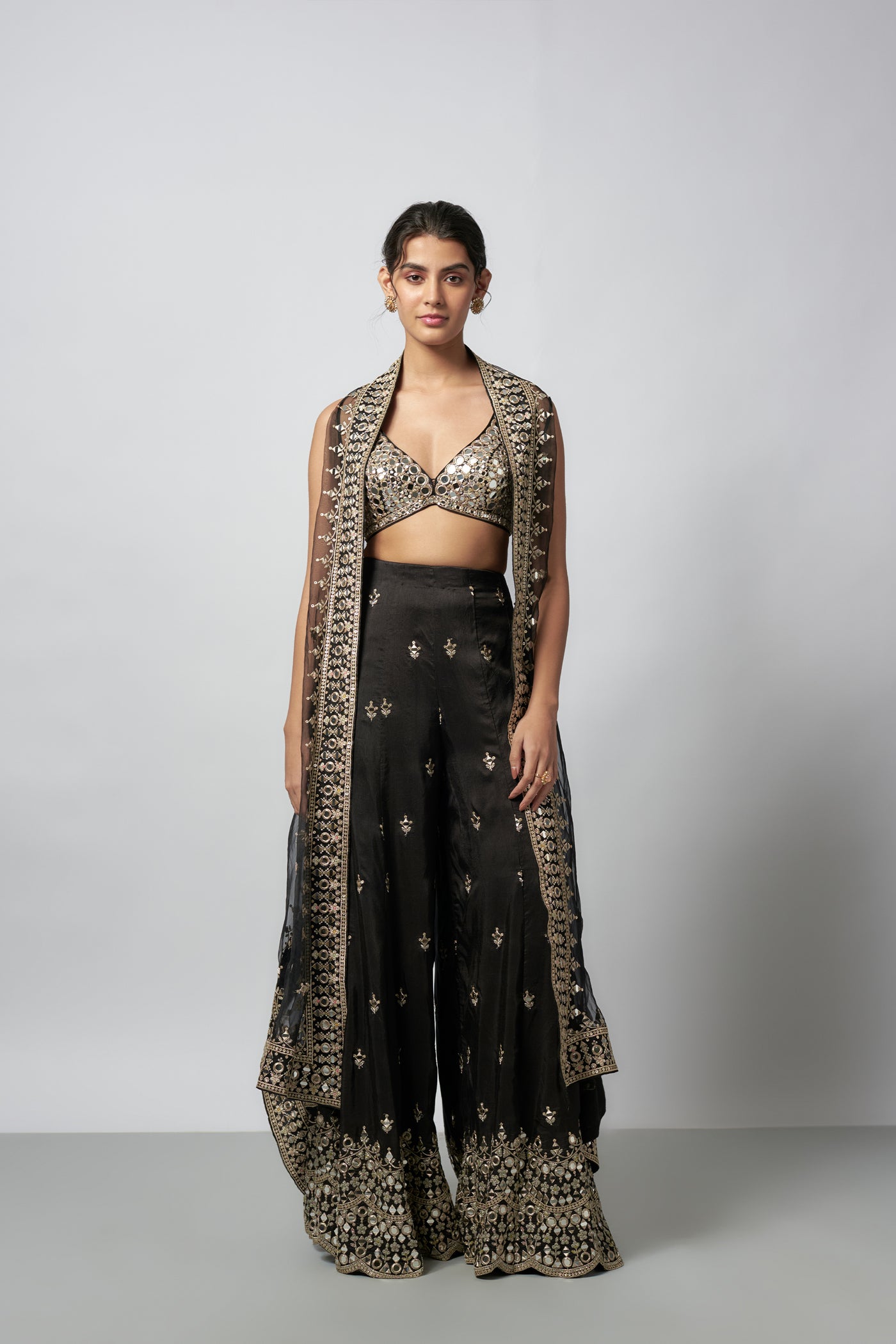 Gopi Vaid Avnoor Pant Set indian designer wear online shopping melange singapore
