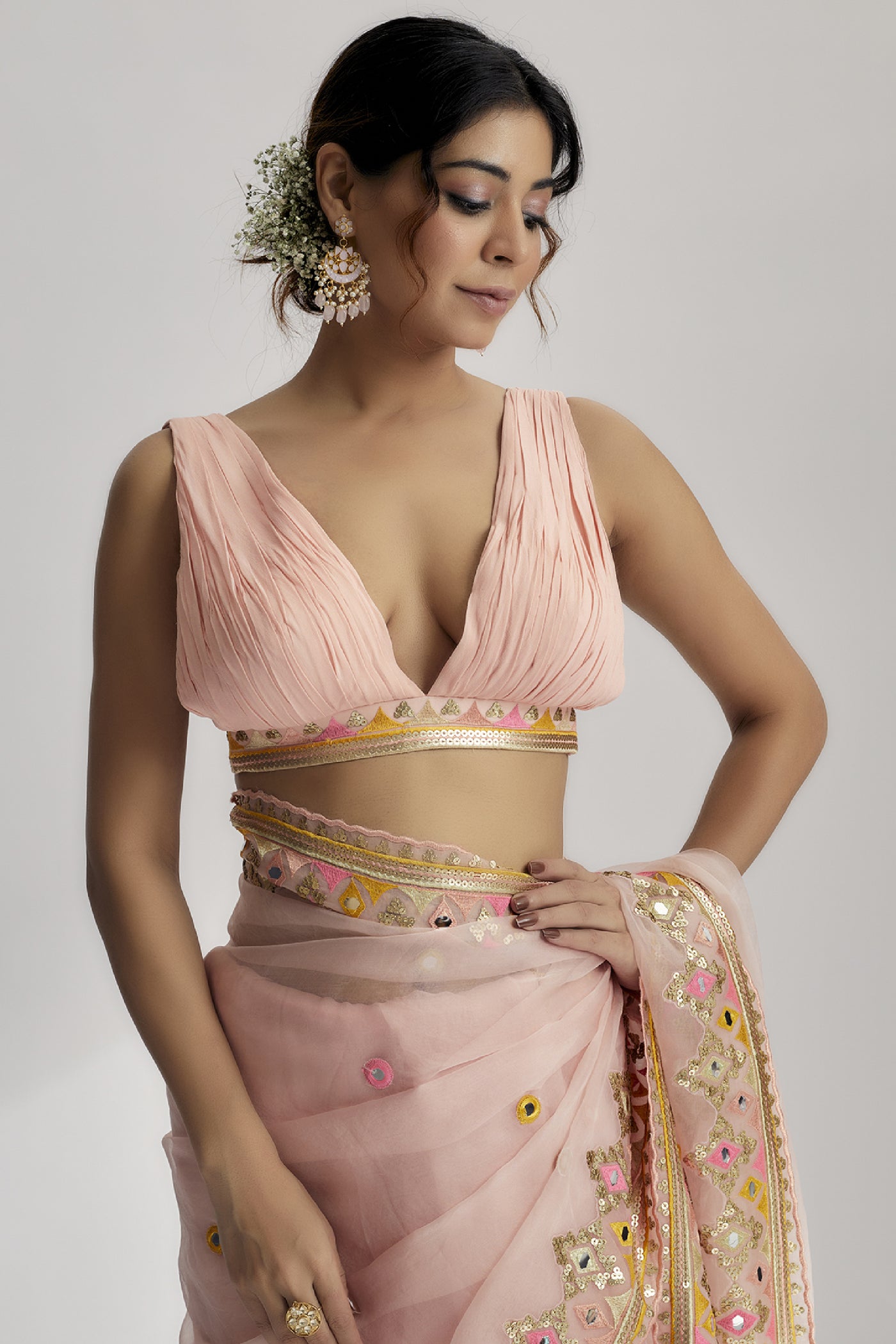 Gopi Vaid Ayana Saree indian designer wear online shopping melange singapore