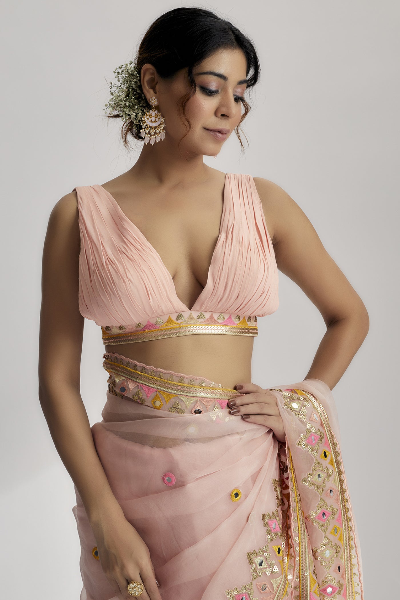 Gopi Vaid Ayana Saree indian designer wear online shopping melange singapore 