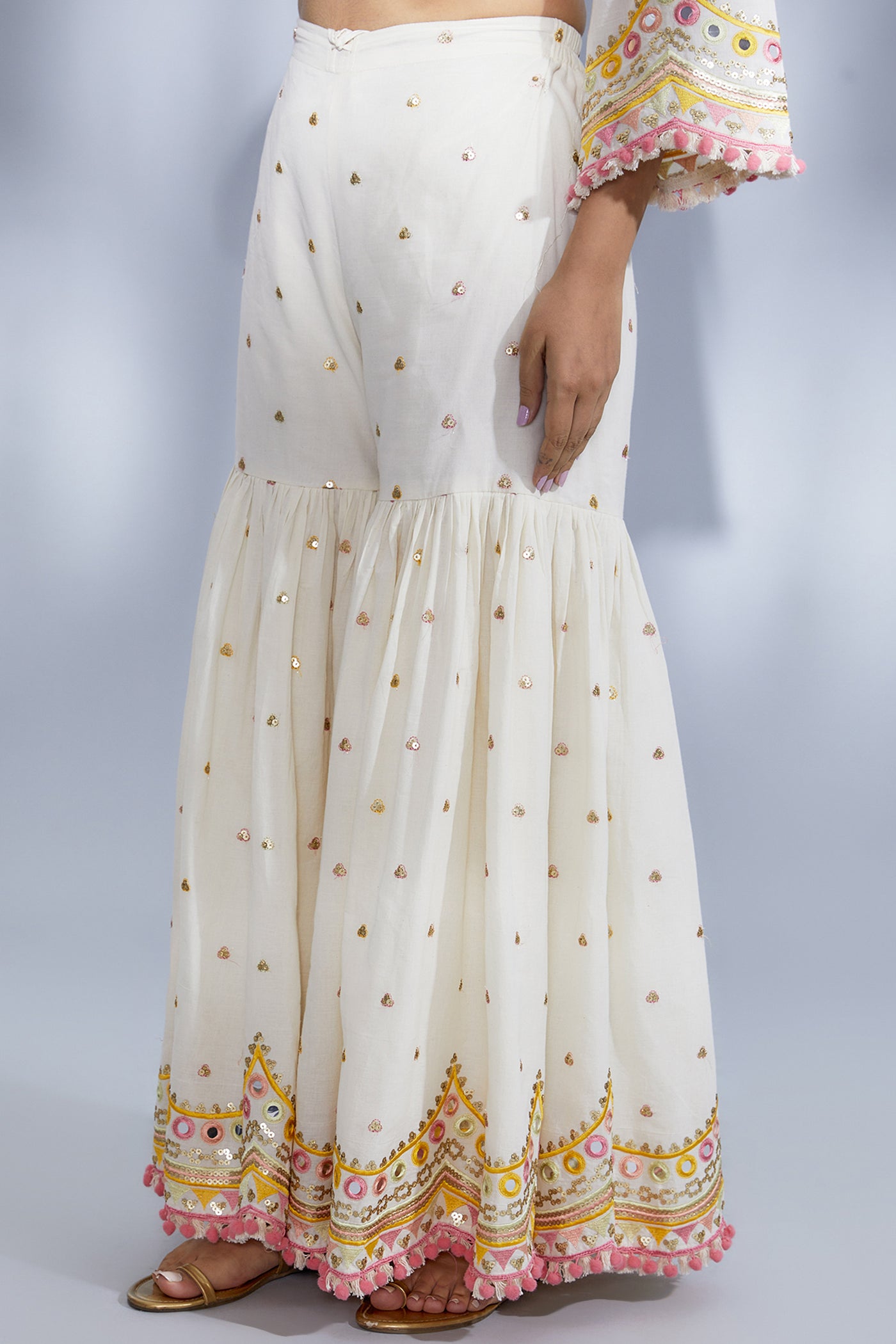 Gopi Vaid Bani Sharara Set indian designer wear online shopping melange singapore