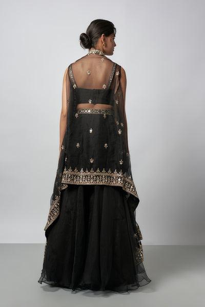 Gopi Vaid Chandana Lehenga Set indian designer wear online shopping melange singapore