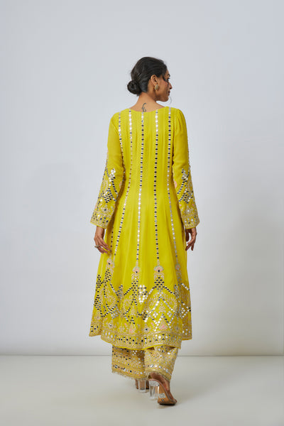 Gopi Vaid Cheshtha Anarkali Set indian designer wear online shopping melange singapore