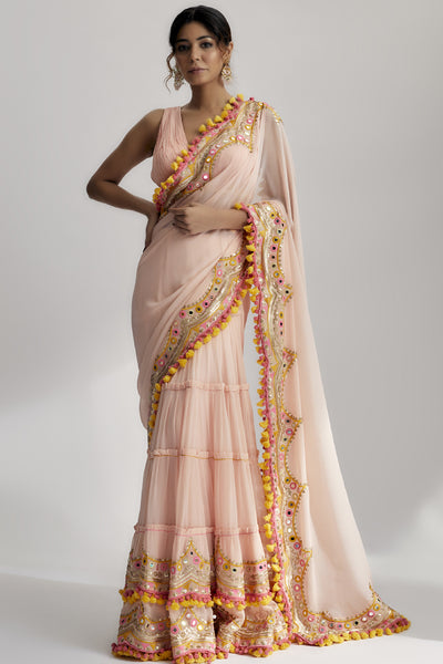 Gopi Vaid Deehar Saree indian designer wear online shopping melange singapore 