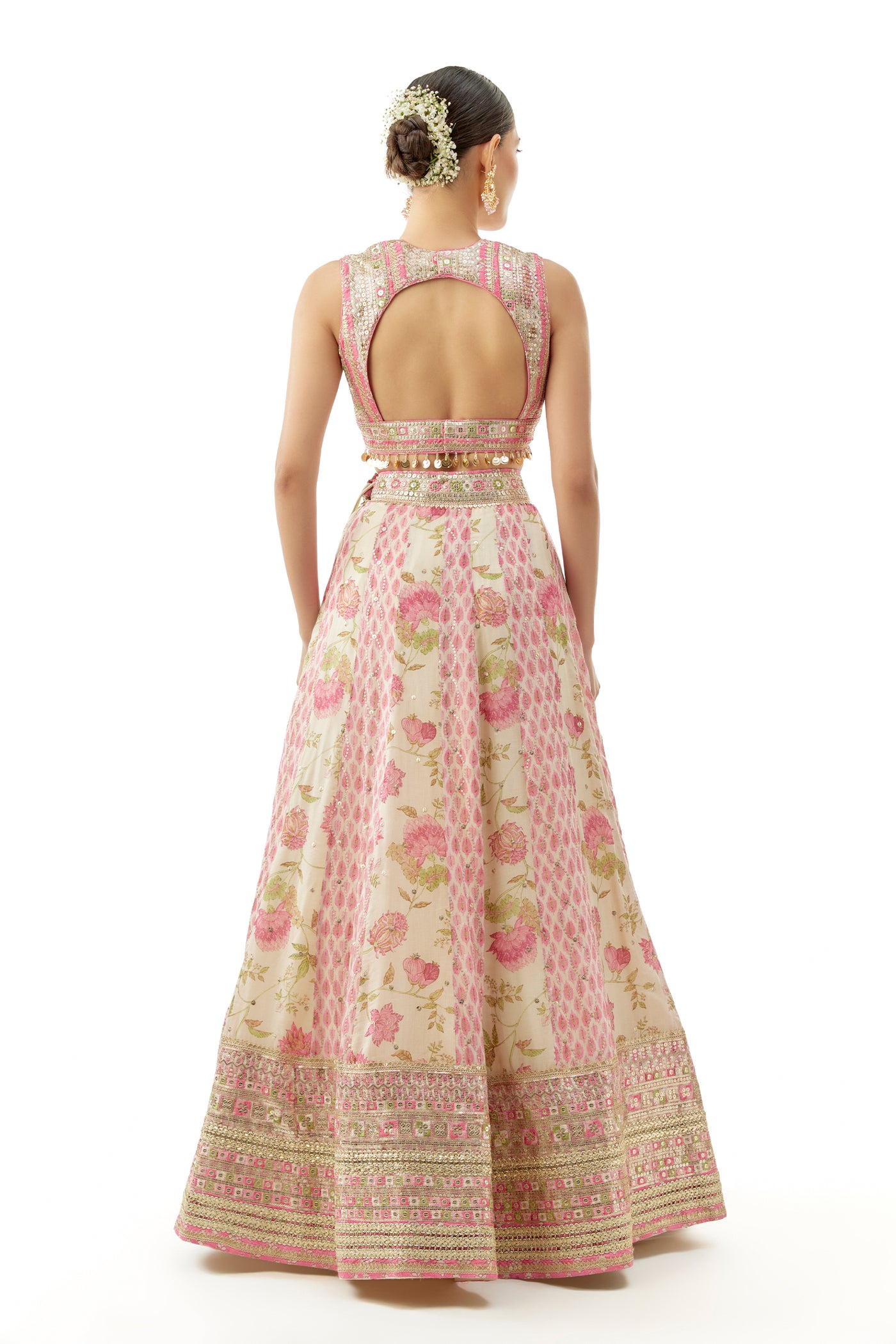 Gopi Vaid Devyani Lehenga Set Indian designer wear online shopping melange singapore