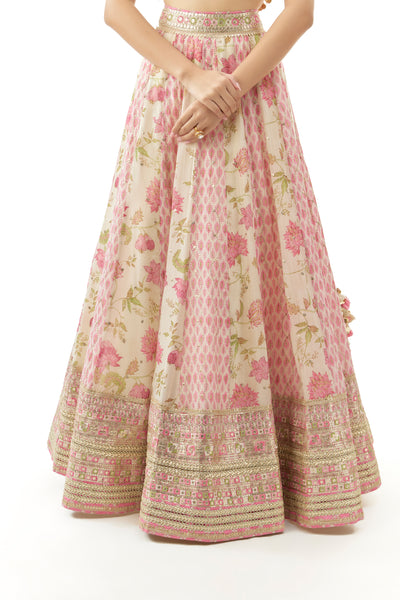 Gopi Vaid Devyani Lehenga Set Indian designer wear online shopping melange singapore