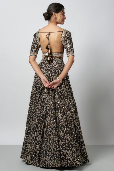 Gopi Vaid Eesha Lehenga Set indian designer wear online shopping melange singapore