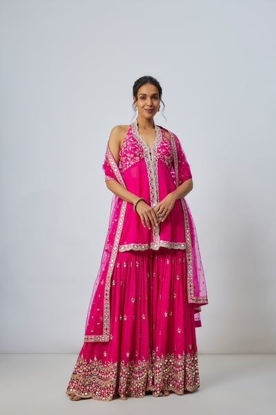 Gopi Vaid Eila Sharara Set indian designer wear online shopping melange singapore