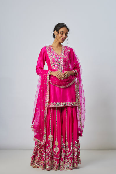 Gopi Vaid Ekantika Sharara Set indian designer wear online shopping melange singapore