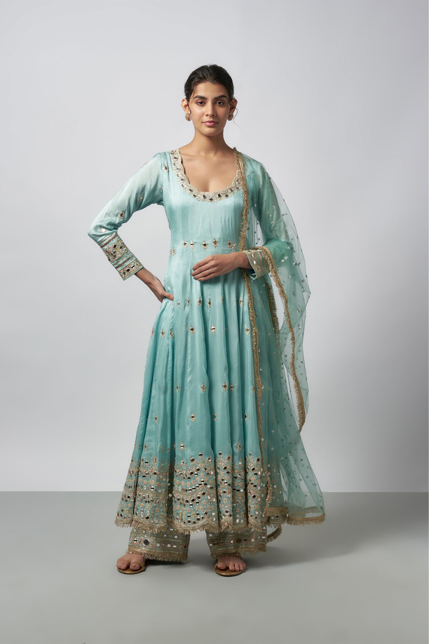 Gopi Vaid Fahar AG Set indian designer wear online shopping melange singapore