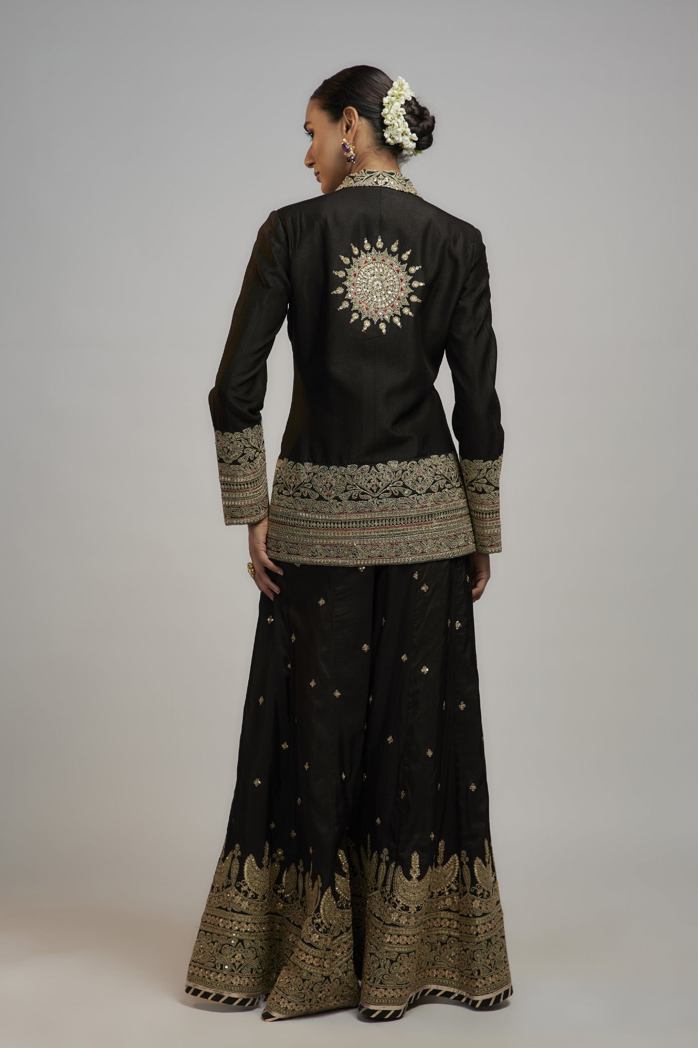 Gopi Vaid Golconda Afreen Sharara Set Indian designer wear online shopping melange singapore