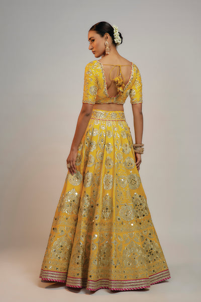 Gopi Vaid Golconda Anha Lehenga Set indian designer wear online shopping melange singapore