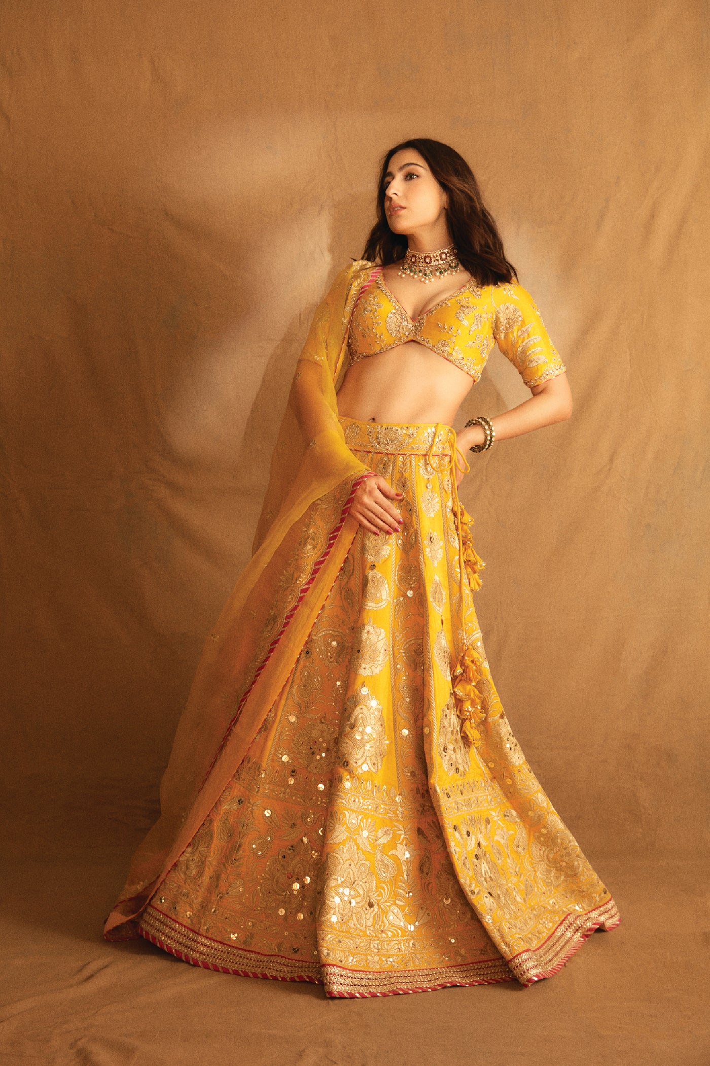 Gopi Vaid Golconda Anha Lehenga Set indian designer wear online shopping melange singapore