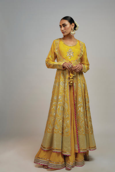 Gopi Vaid Golconda Ishanya Fo Set indian designer wear online shopping melange singapore
