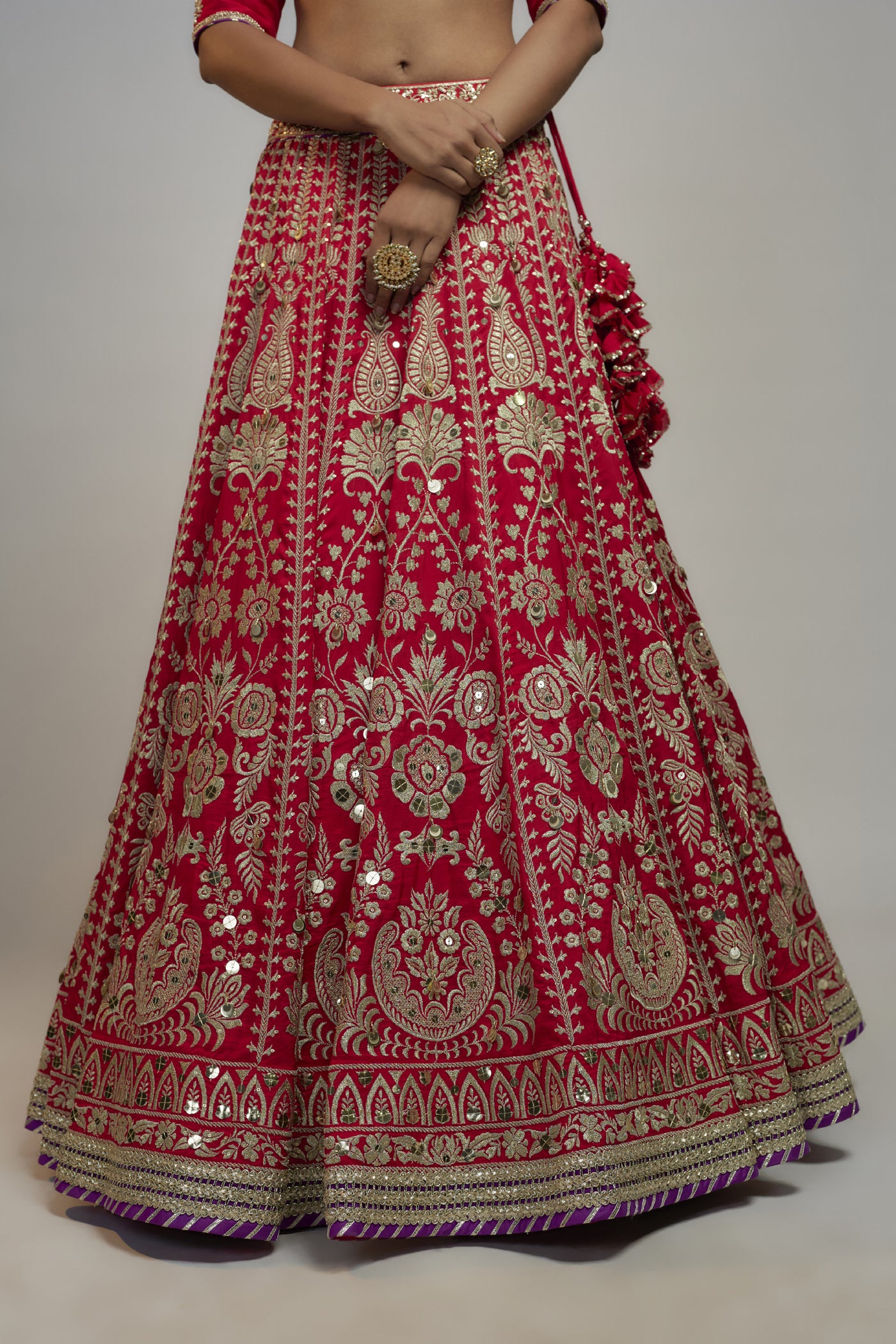 Gopi Vaid Golconda Jasmin Lehenga Set indian designer wear online shopping melange singapore