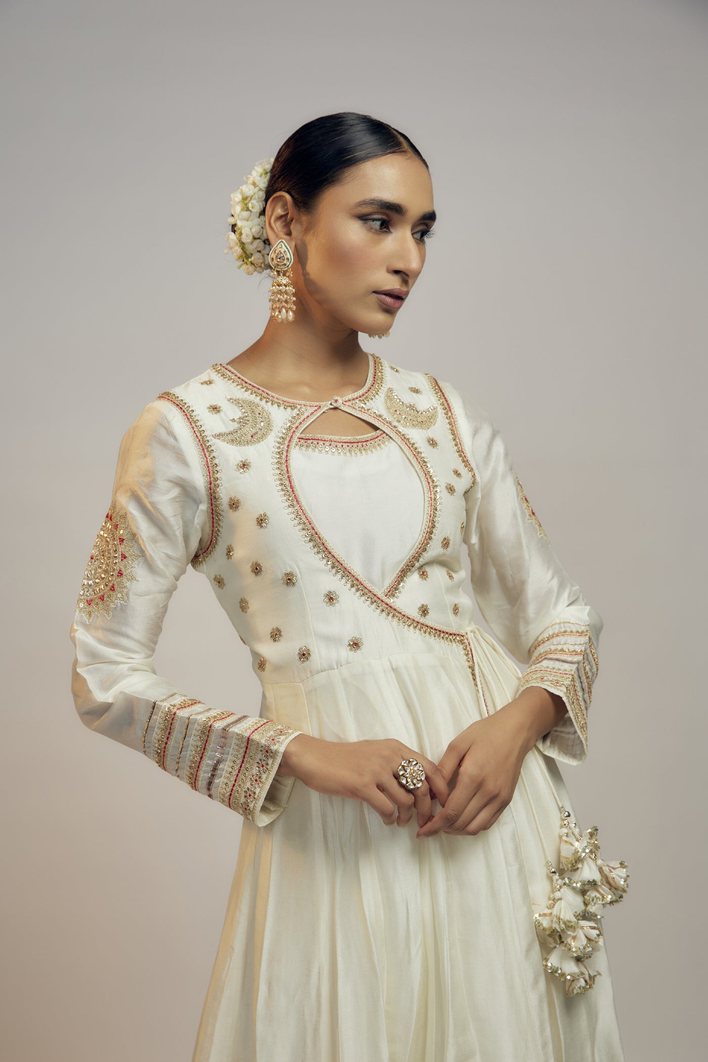 Gopi Vaid Golconda  Meera Anarkali Set indian designer wear online shopping melange singapore