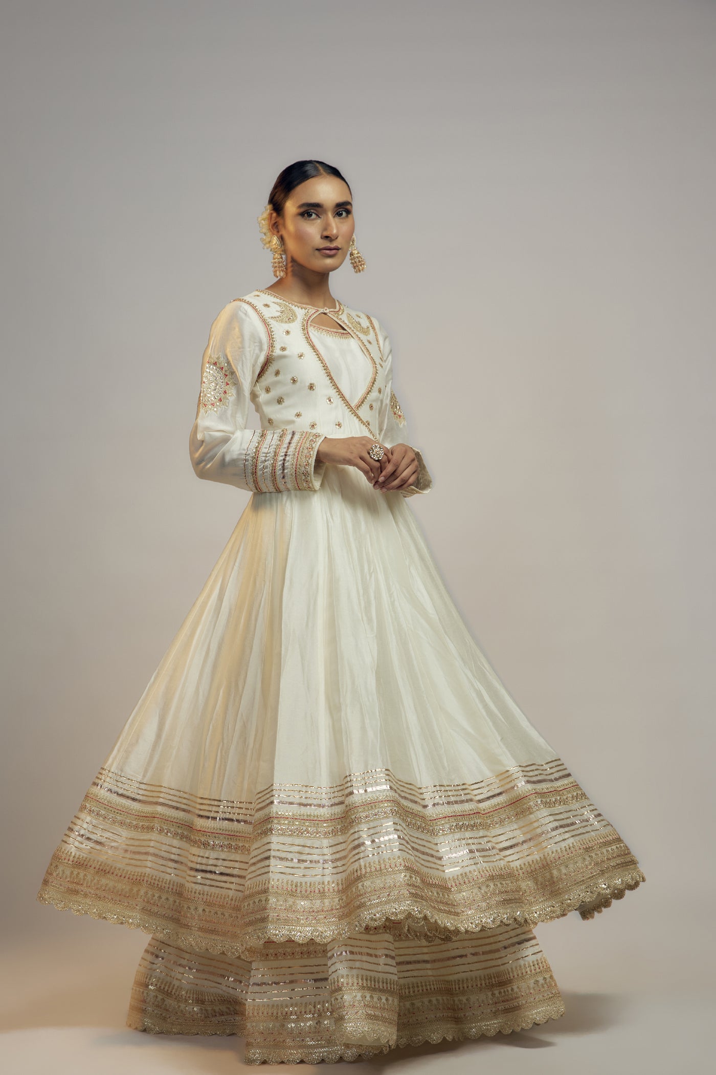 Gopi Vaid Golconda  Meera Anarkali Set indian designer wear online shopping melange singapore
