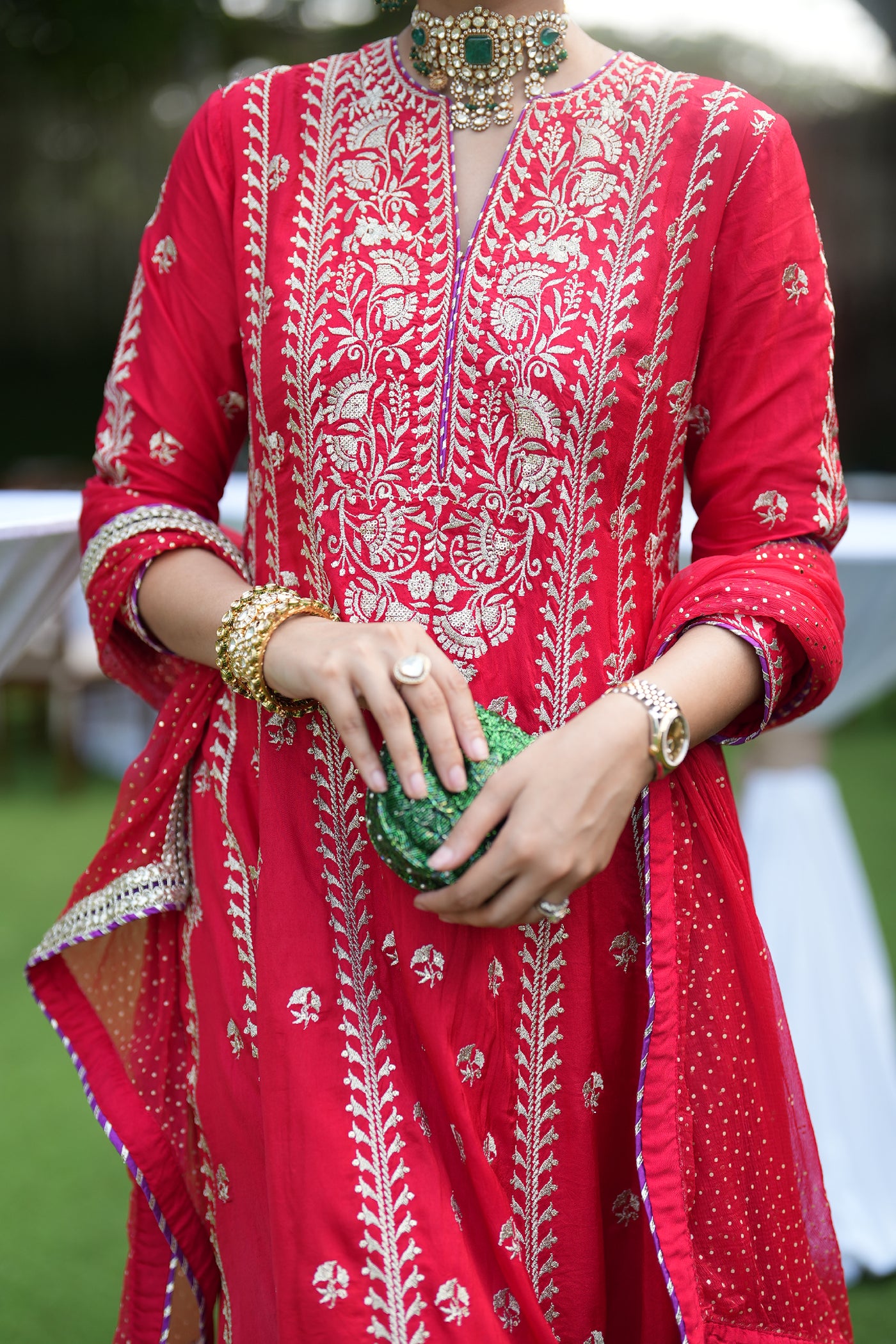 Gopi Vaid Golconda Misu AG Set indian designer wear online shopping melange singapore