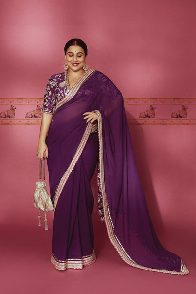 Gopi Vaid Golconda Myra saree set indian designer wear online shopping melange singapore