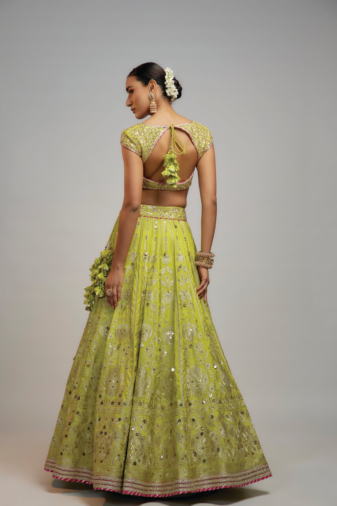Gopi Vaid Golconda Nayla Lehenga Set indian designer wear online shopping melange singapore