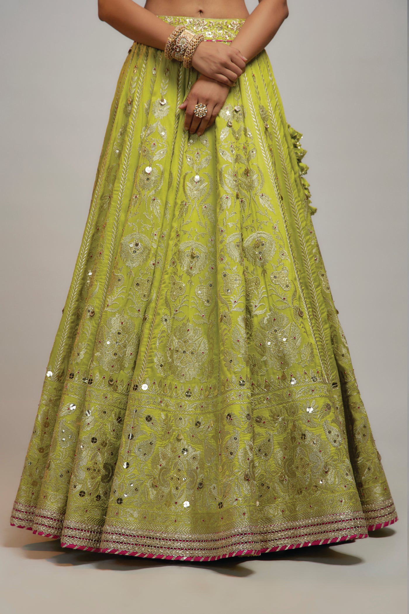 Gopi Vaid Golconda Nayla Lehenga Set indian designer wear online shopping melange singapore