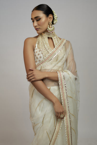 Gopi Vaid Golconda Priyal Saree Set indian designer wear online shopping melange singapore