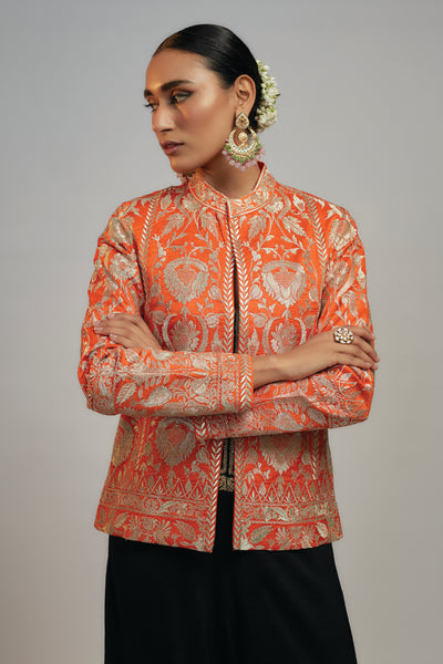 Gopi Vaid Golconda Saba blazer indian designer wear online shopping melange singapore