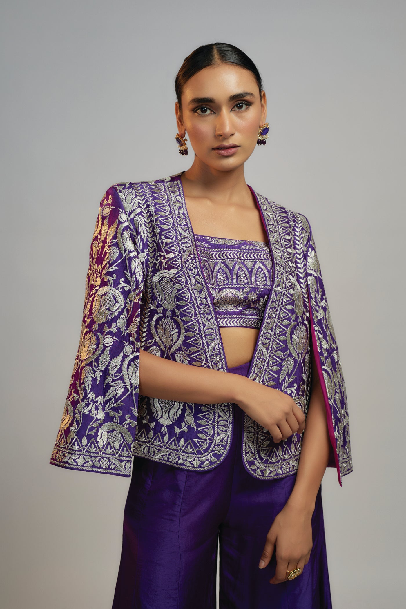 Gopi Vaid Golconda Sanya Pant Set indian designer wear online shopping melange singapore