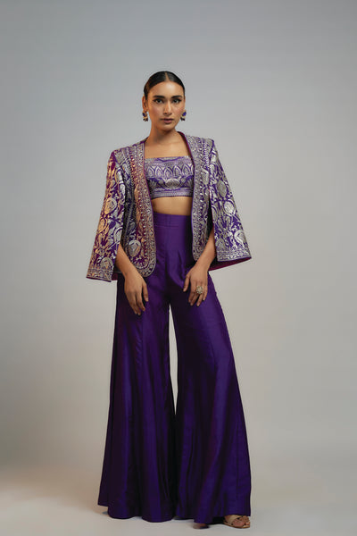 Gopi Vaid Golconda Sanya Pant Set indian designer wear online shopping melange singapore