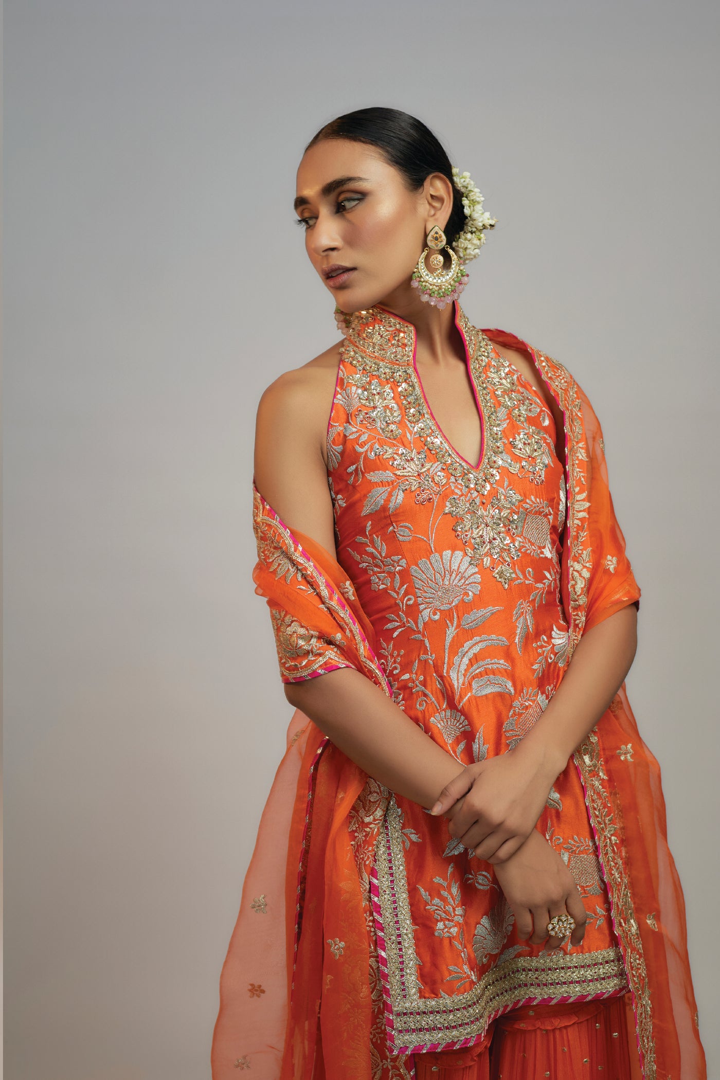 Gopi Vaid Golconda Sitara Sharara Set indian designer wear online shopping melange singapore