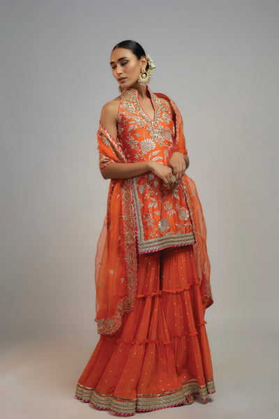Gopi Vaid Golconda Sitara Sharara Set indian designer wear online shopping melange singapore