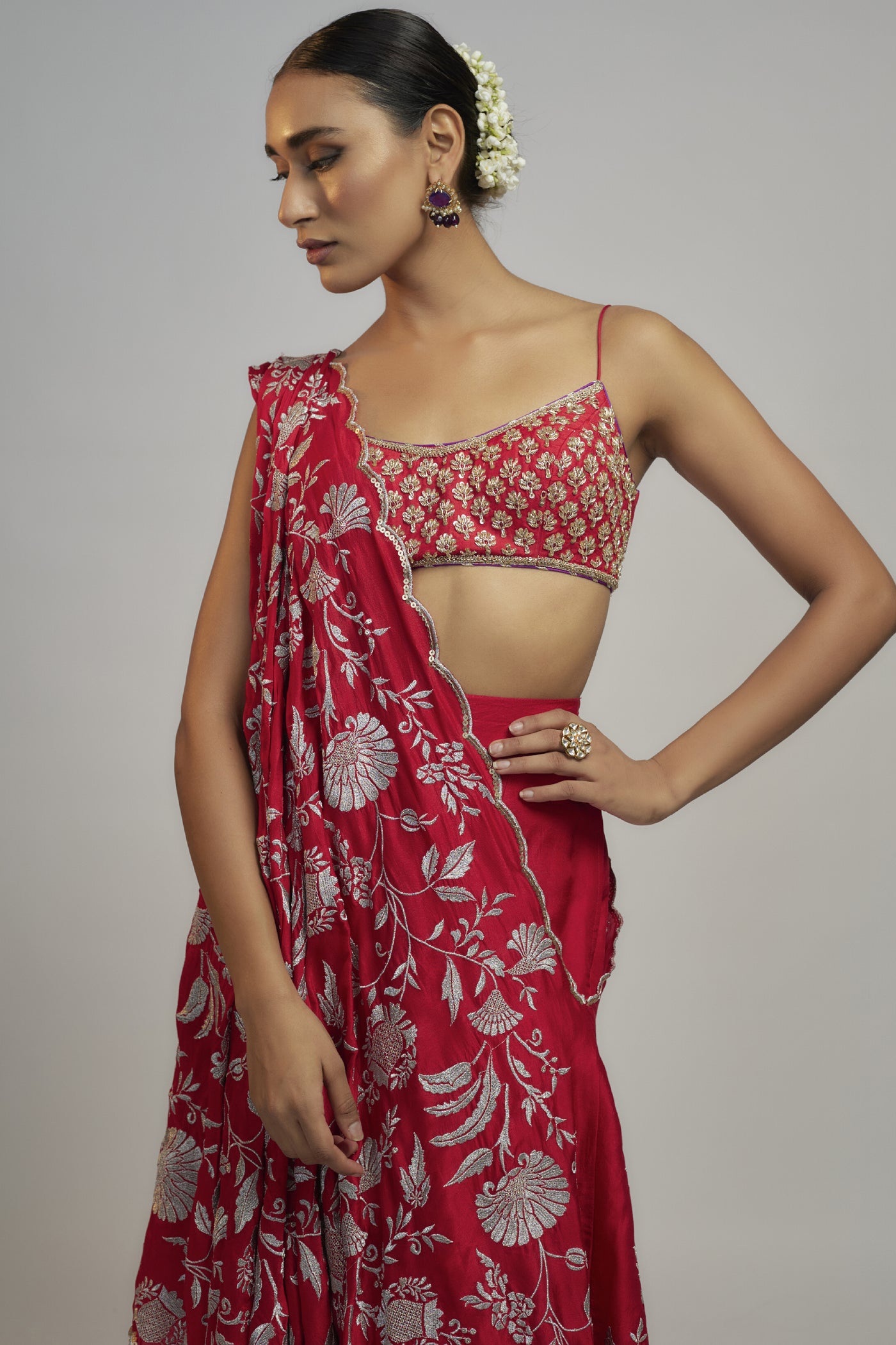 Gopi Vaid Golconda Vanya Pant Set indian designer wear online shopping melange singapore