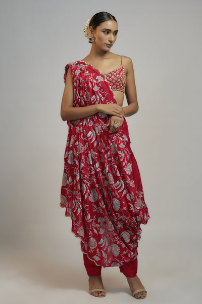 Gopi Vaid Golconda Vanya Pant Set indian designer wear online shopping melange singapore