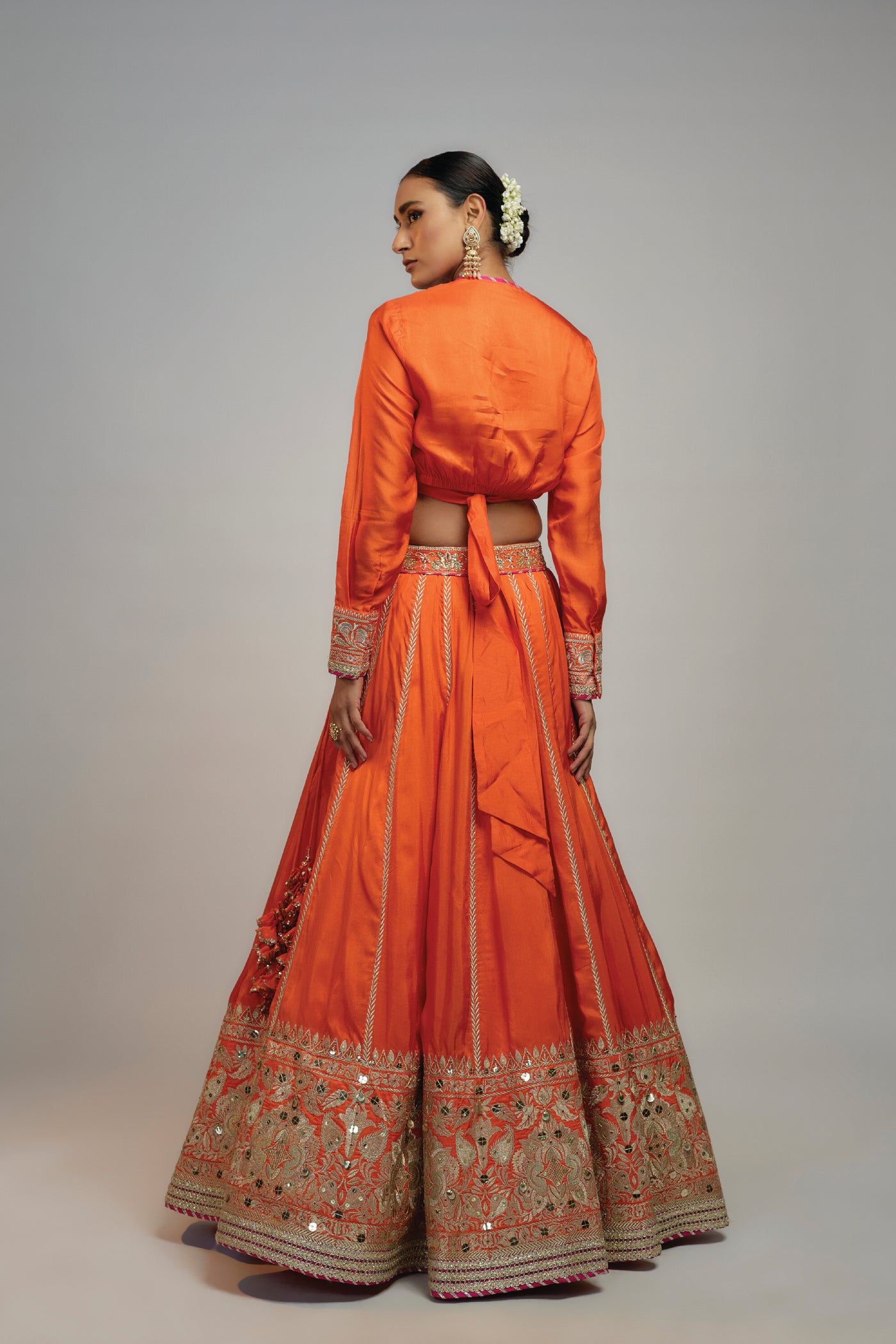 Gopi Vaid Golconda Zeel Skirt Set indian designer wear online shopping melange singapore