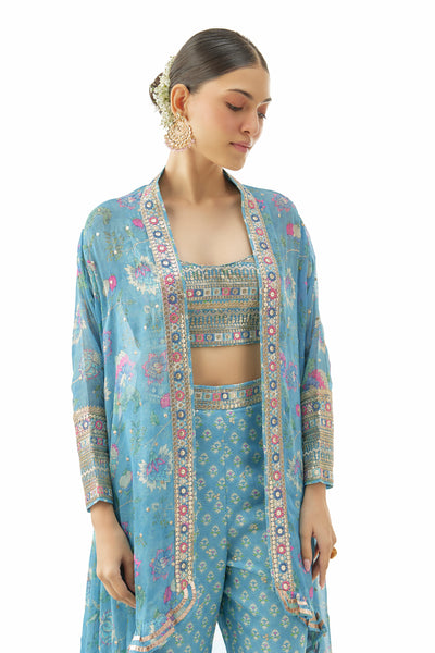 Gopi Vaid Gunjan Pant Set indian designer wear online shopping melange singapore 