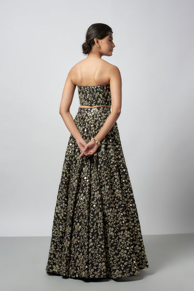 Gopi Vaid Harshini Lehenga Set indian designer wear online shopping melange singapore
