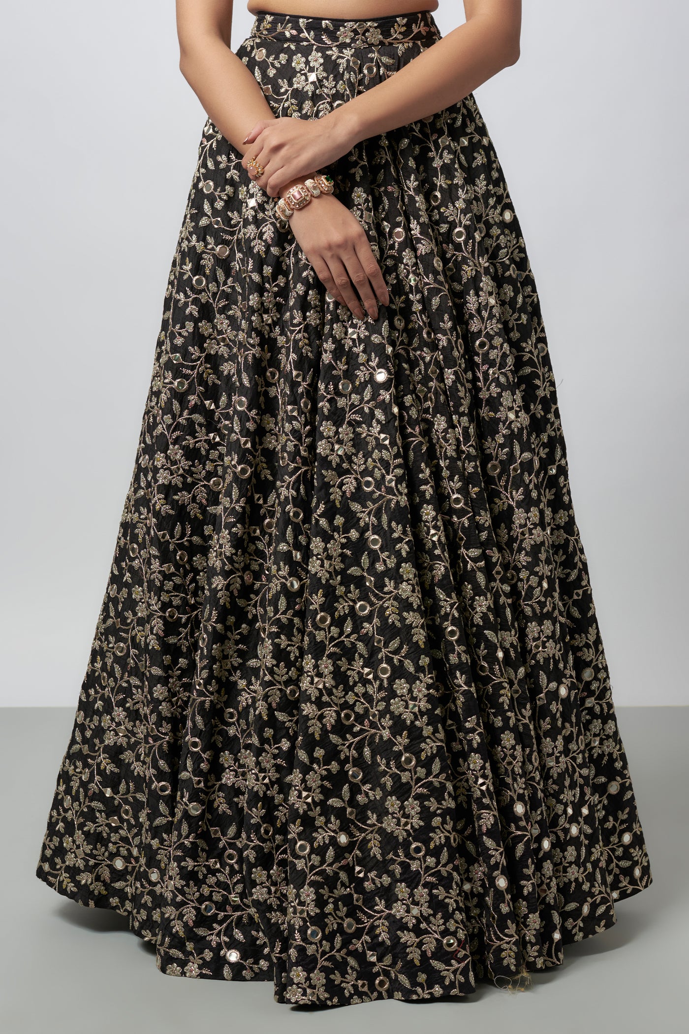 Gopi Vaid Harshini Lehenga Set indian designer wear online shopping melange singapore