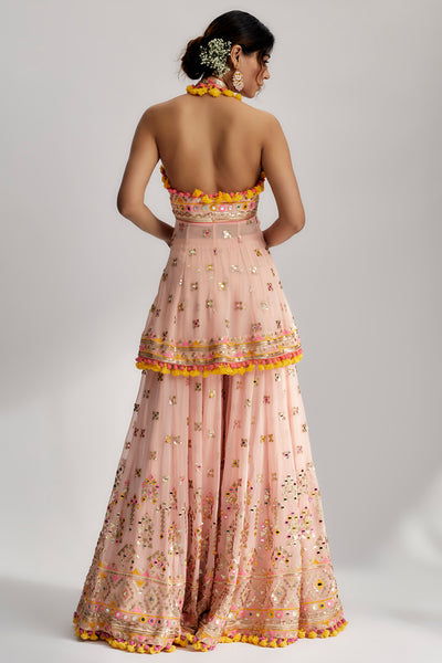 Gopi Vaid Ishana Sharara Set indian designer wear online shopping melange singapore