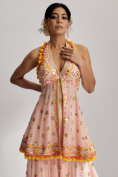 Gopi Vaid Ishana Sharara Set indian designer wear online shopping melange singapore
