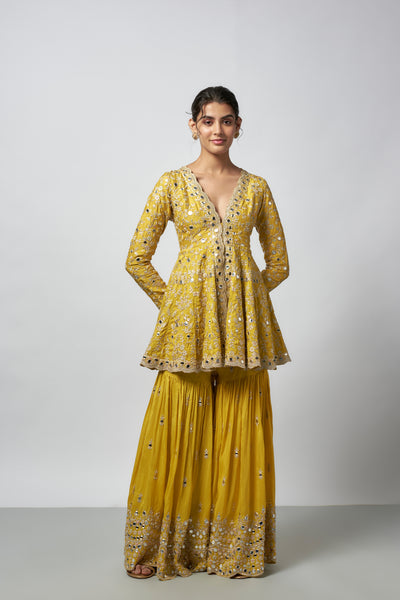 Gopi Vaid Jhalak Sharara Set indian designer wear online shopping melange singapore