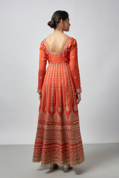 Gopi Vaid Jigyasa Anarkali Set indian designer wear online shopping melange singapore