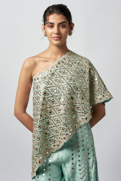 Gopi Vaid Joan Pant Set indian designer wear online shopping melange singapore