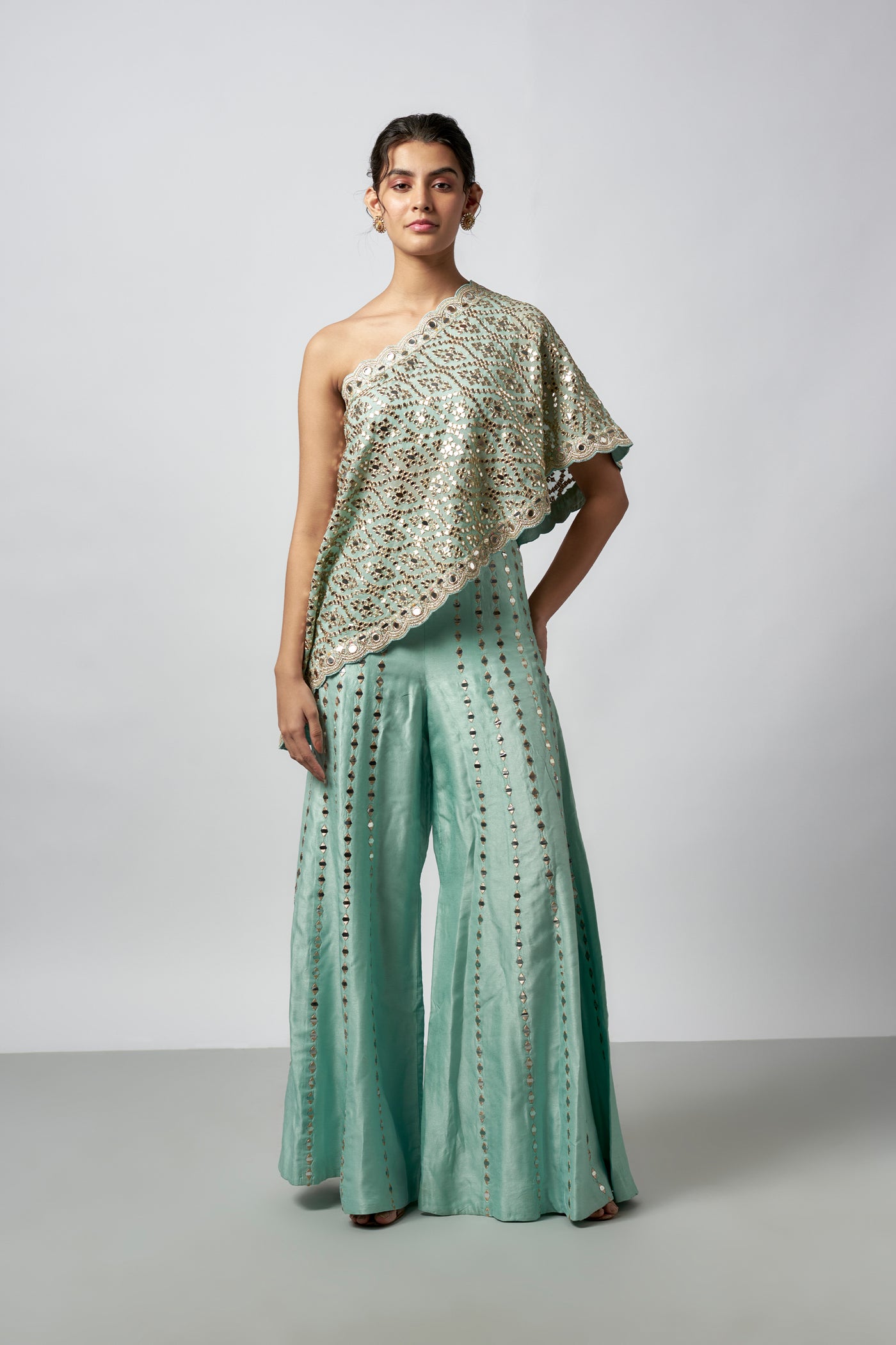 Gopi Vaid Joan Pant Set indian designer wear online shopping melange singapore