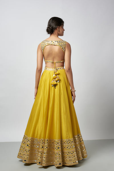 Gopi Vaid Kangana Lehenga Set indian designer wear online shopping melange singapore